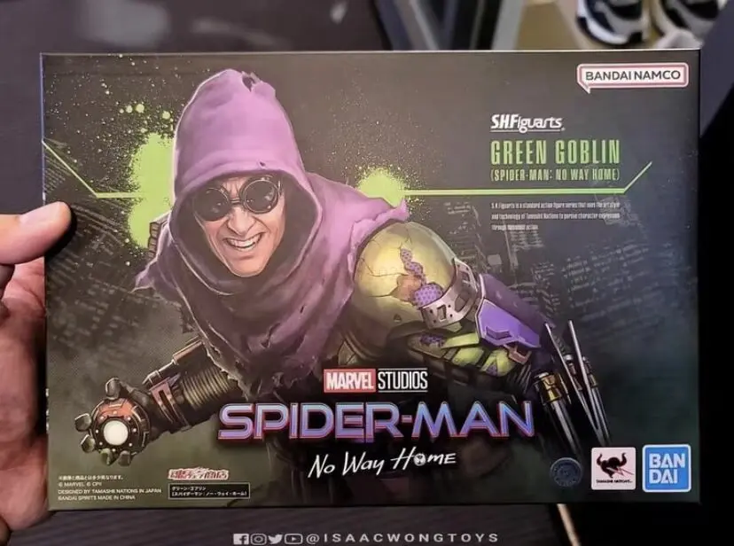 Bandai S. H Figuarts Shf Green Goblin Spider-man Action Figure, No Way Home, Collectible Adulto Brinquedos, Presentes de Natal, Em estoque