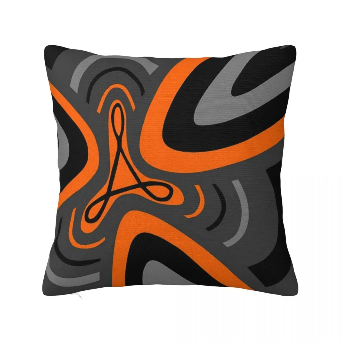 Hail Adobe - Orange Grey And Black Pillow Cases Home Decor Items 45X45 Cushions Cover Pillow Case Pillow Cover