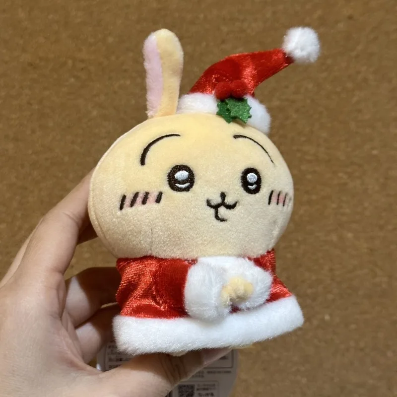 MINISO Chiikawa Hachiware Usagi Kawaii أنيمي الكرتون عيد الميلاد أفخم دمية أفخم قلادة محدودة موضة الاتجاه هدايا للفتيات