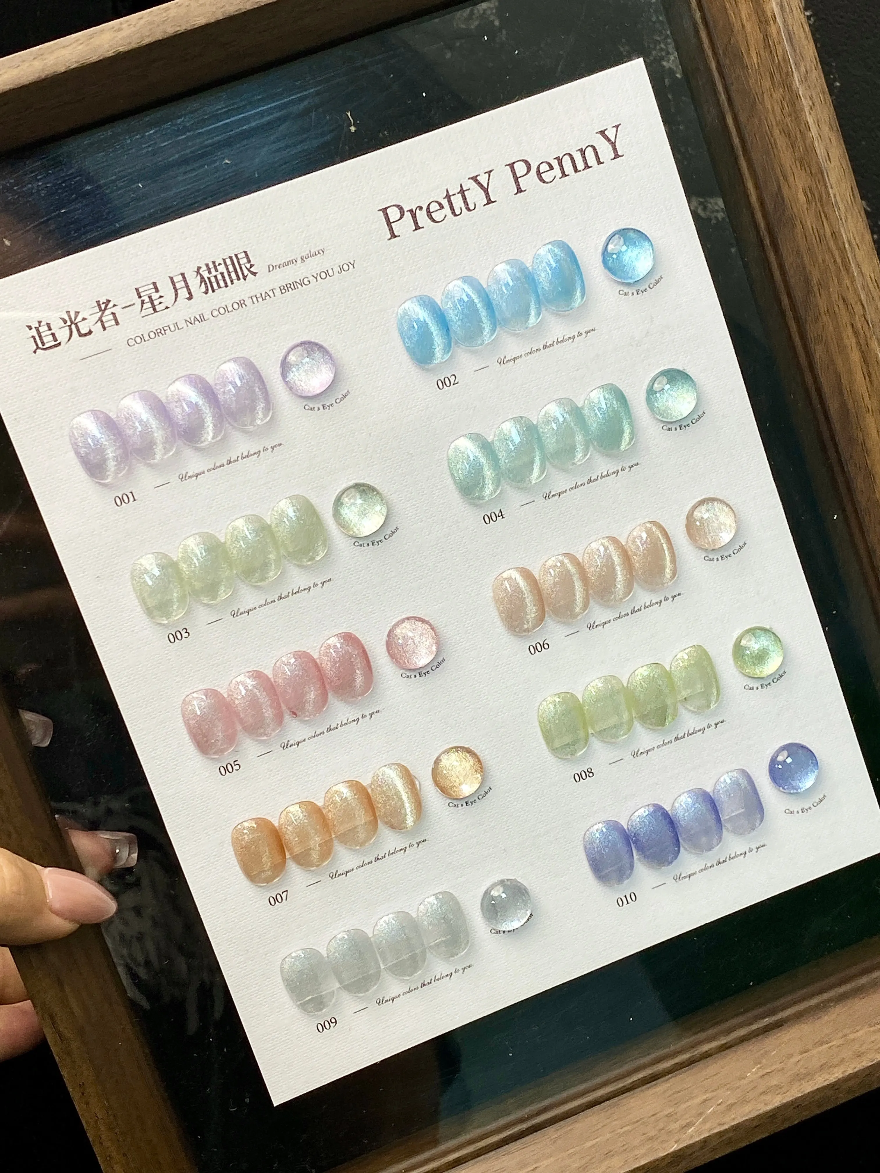 

PrettyPenny 10 цветов Moonlight Cat Eye Набор гелей для ногтей 2025 Новая мода Горячая распродажа Нетоксичный УФ-гель для дизайна ногтей Маникюрный салон Оптовая продажа