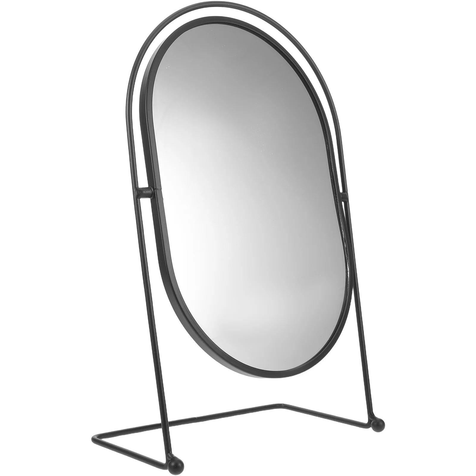 

Rotating Oval Makeup Mirror Stand Hd Clarity Vanity Desk Tabletop Girls Dormitory Beauty Mirror Makeup Mirrors