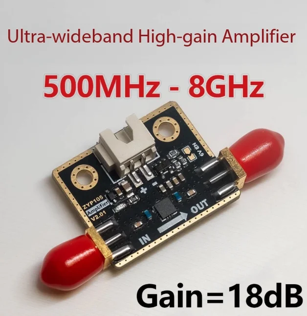 100k-10GHz NBB-310 UWB Low Noise High Gain RF Amplifier Module
