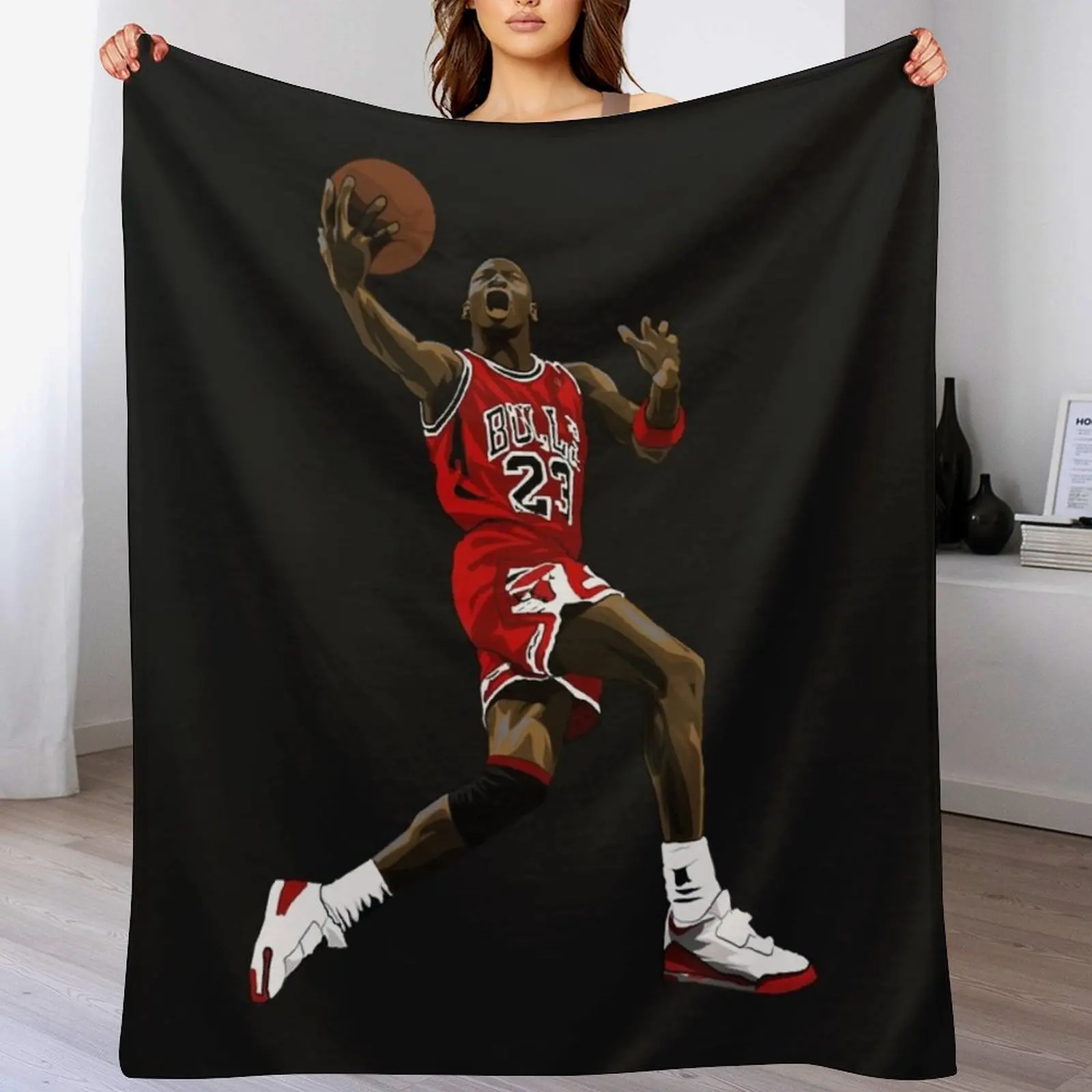 AIR JORDAN Throw Blanket Decorative Throw Hairys Blankets