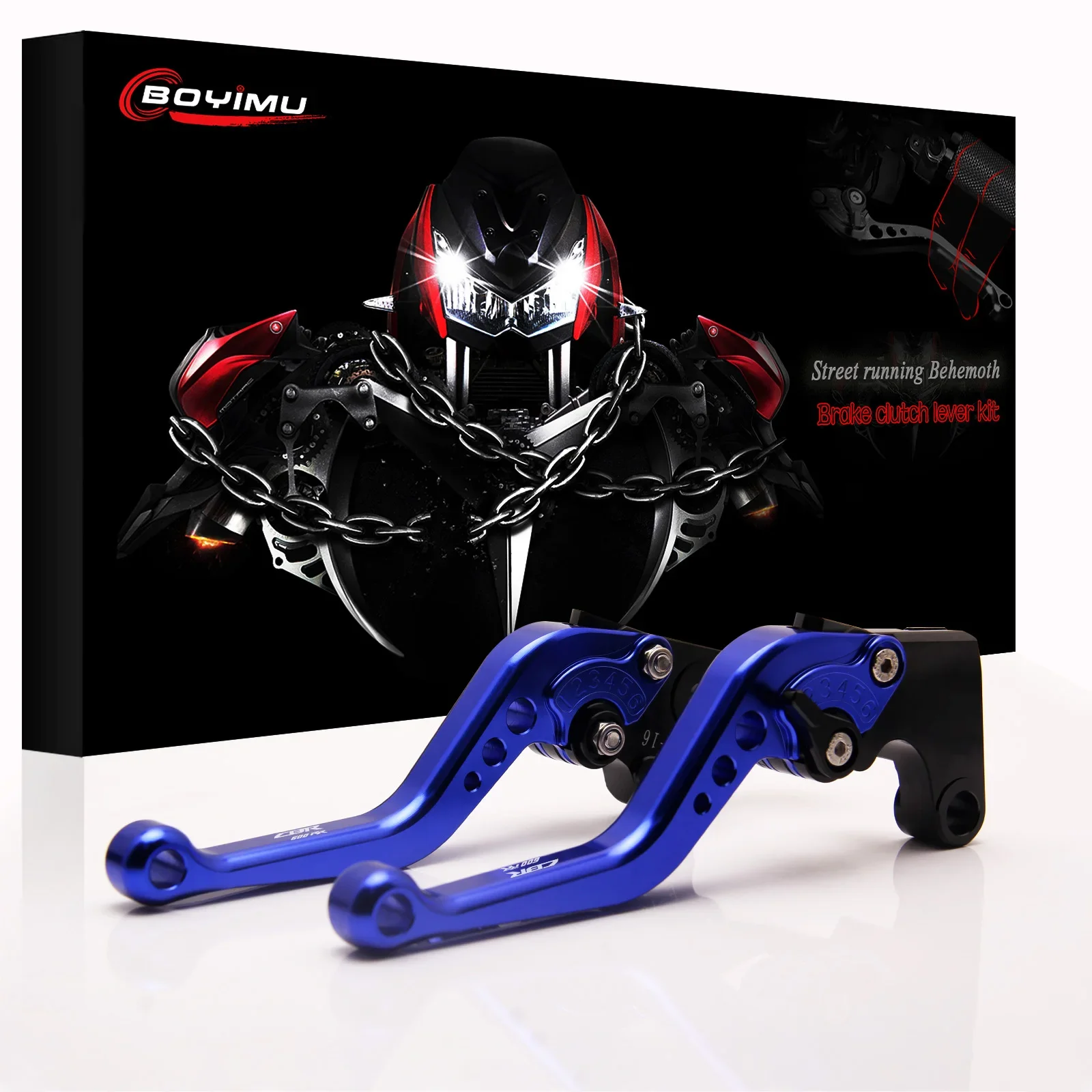 CNC Adjustable Short Brake Clutch Levers Aluminum Alloy For HONDA CBR 600 RR CBR 600RR 2007-2019 LOGO CBR600RR