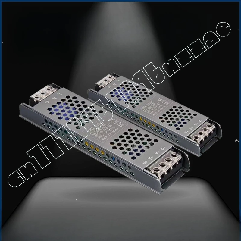 Black King Kong Switching Power Supply 220V To 12V24Vled Constant Voltage Drive Low Voltage Light Box Linear Light Strip