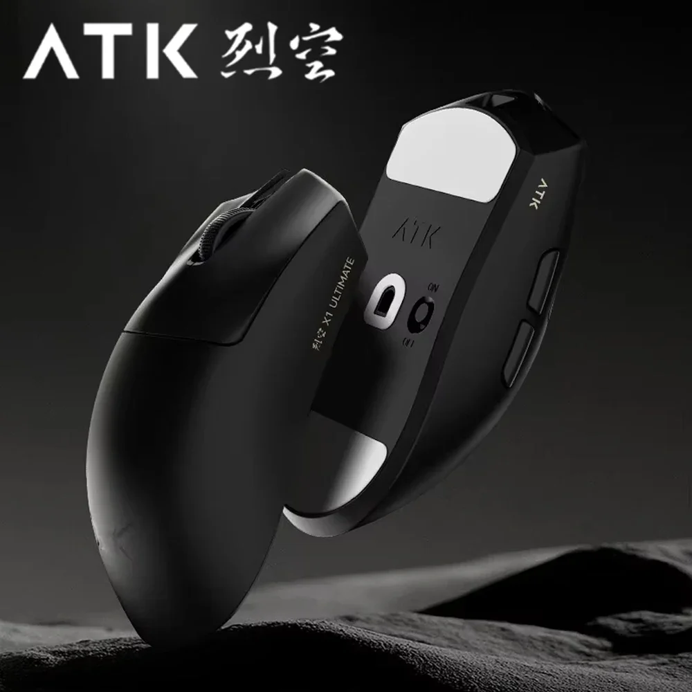 New Atk Blazing Sky X1 Ultimate Wireless Mouse Double 8k Paw3950 Ultra Sensor Dual Mode Gaming Mouse Liekong Lightweight Gifts