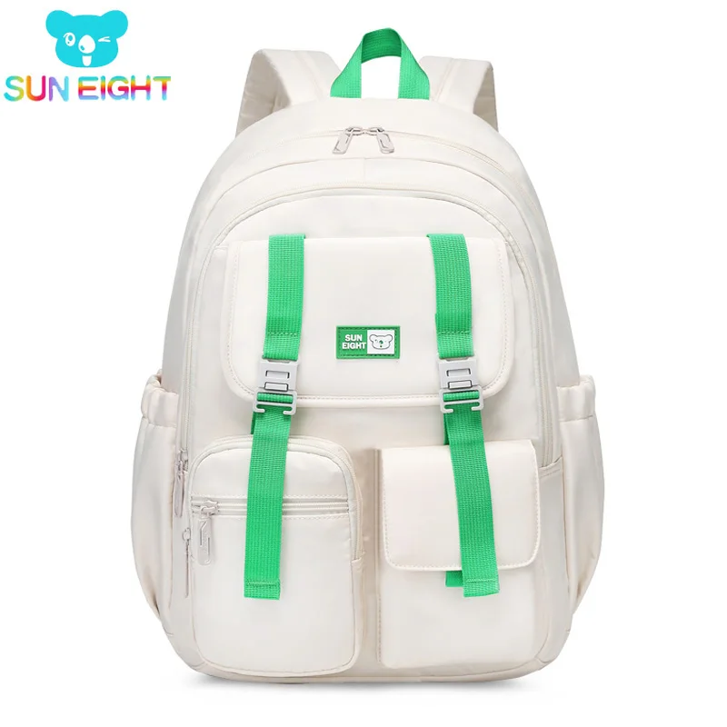 SUN EIGHT Nylon Casual Backpacks For Teenagers Waterproof Children School Bags Canvas Women Laptop Bag