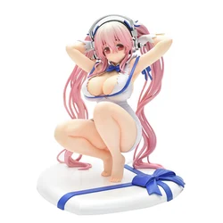 17CM Sexy Anime SUPERSONICO Action Figure Sexy Bikini Sonico Squat Model PVC Gift Doll Collection Static Decoration Toys