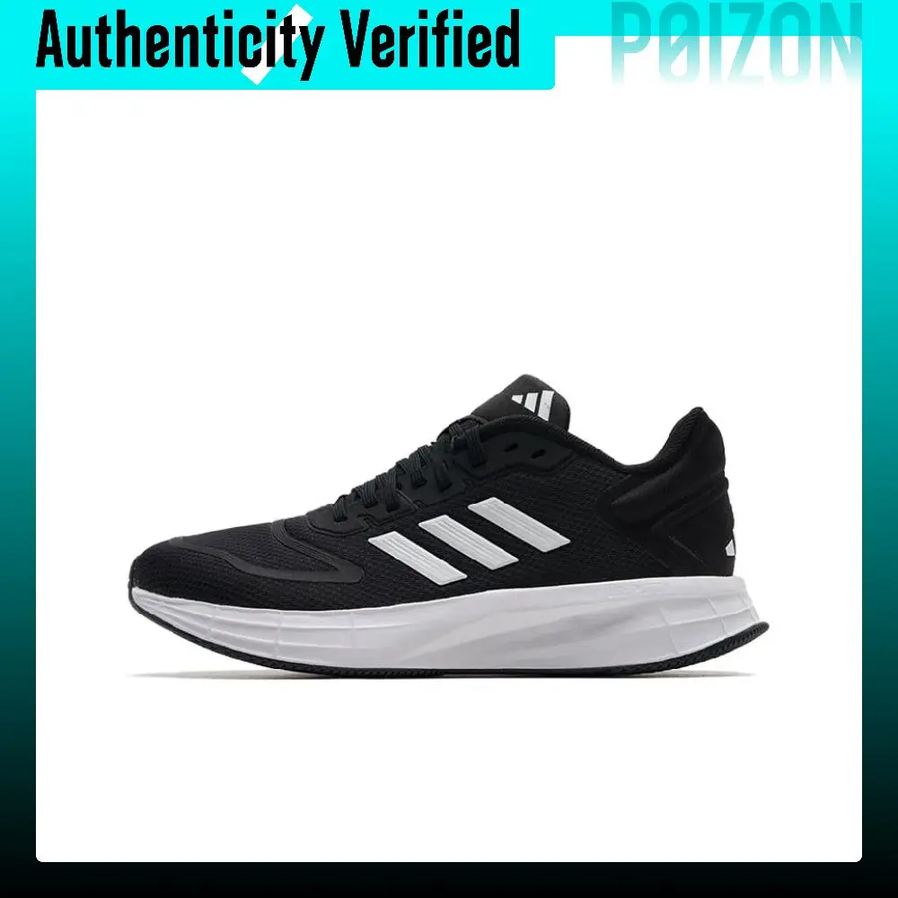Adidas Duramo 10 Scarpe Da Corsa A Profilo Basso Resistenti All'abrasione Da Donna Nero Bianco KJ4018-image