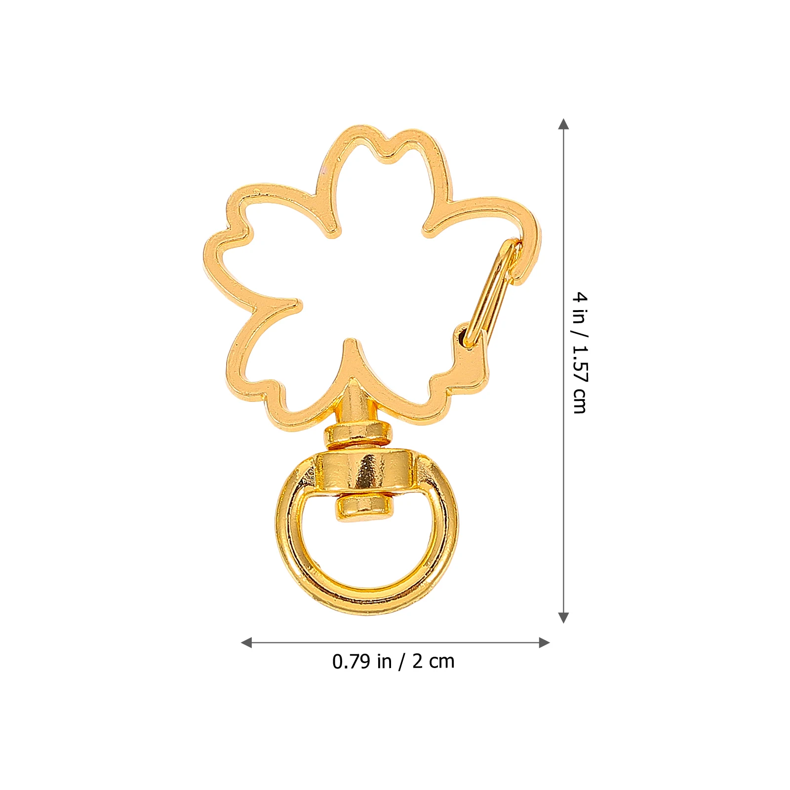 

30pcs Metal Swivel Hanging Buckle Clasps Snap Hooks Hanging Buckles DIY Jewelry Craft Supplies Snap Hook With Key Ring Gifts