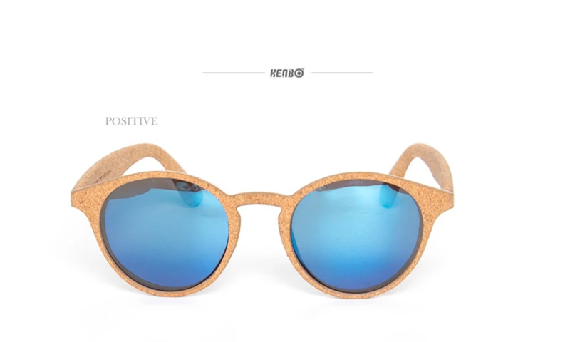 Kenbo Hohe Qualität Oval Holz Bambus Korn Polarisierte Sonnenbrille Mit Fall Mode Frauen Mann Shades Holz Sonnenbrille Gafas De Sol – Detail 6