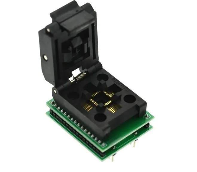 TQFP32 QFP32 TO DIP32 IC Programmer Adapter Chip Test Socket Burning Seat Integrated Circuits