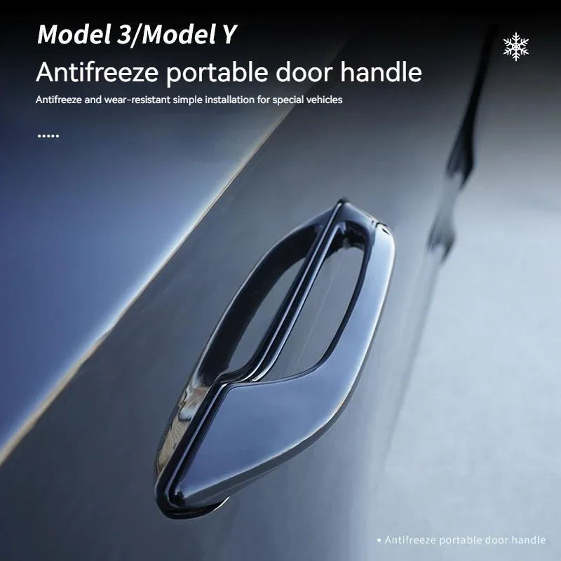 Nuovo legame maniglia della portiera dell\'auto copertura di protezione per Tesla modello 3 modello Y 2021-23 auto ferma antigelo accessori di