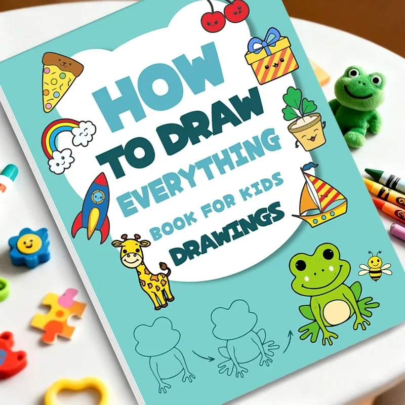 Step-by-step painting book-an easy-to-understand painting tutorial, suitable for children to learn various painting skills.