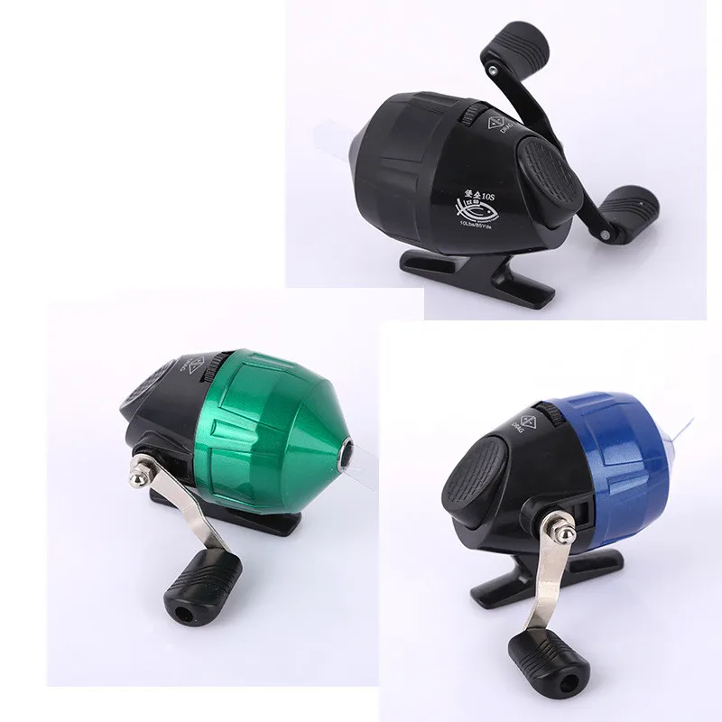 Rueda de pesca portátil BL10S, tirachinas para caza al aire libre, carrete de pesca Spincast, carrete de tiro cerrado, accesorios de pesca