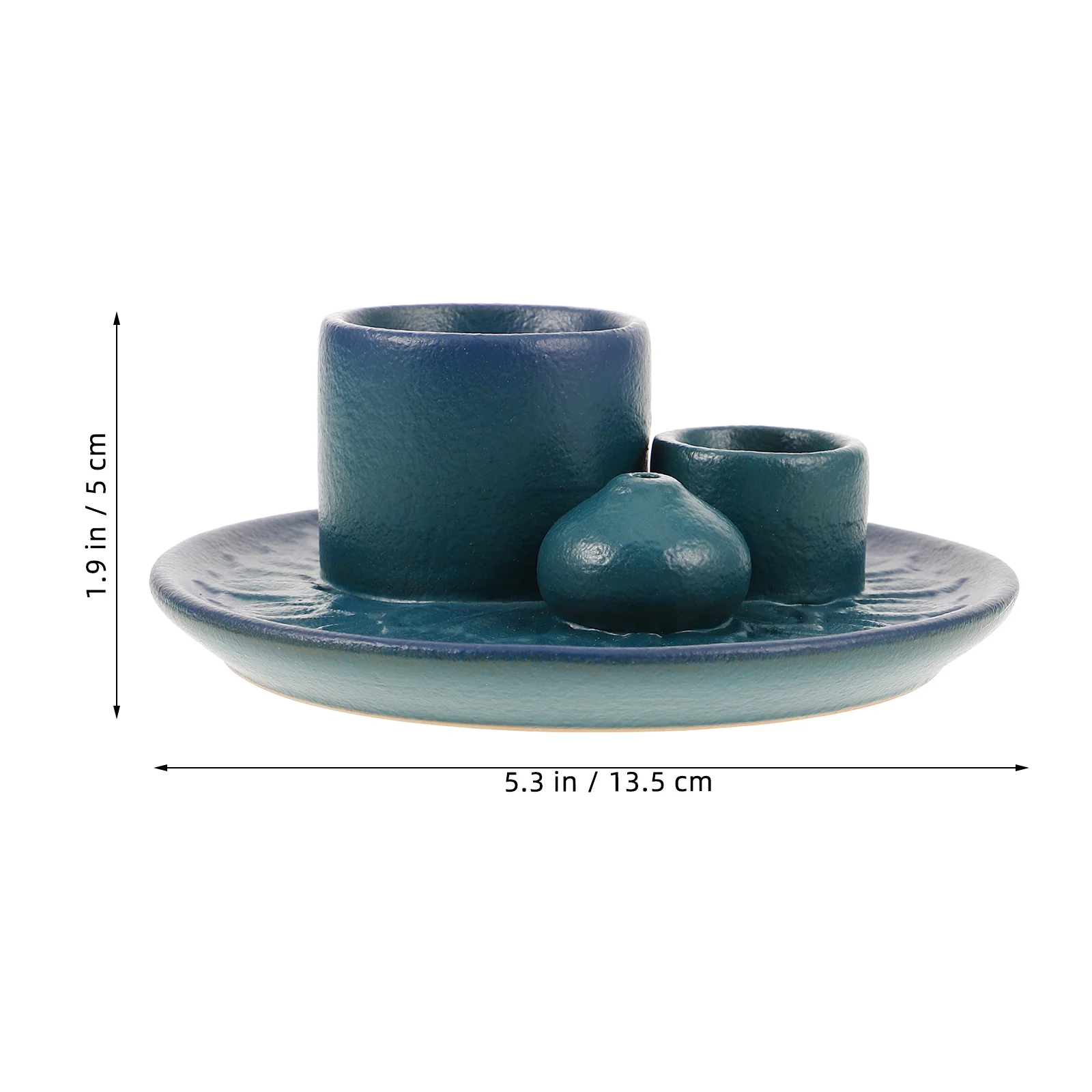 

Portable Stable Sage Holder Ceramic Incense Burner Desktop Aromatherapy Stick Smudge Holder Purifying Home Table Decor