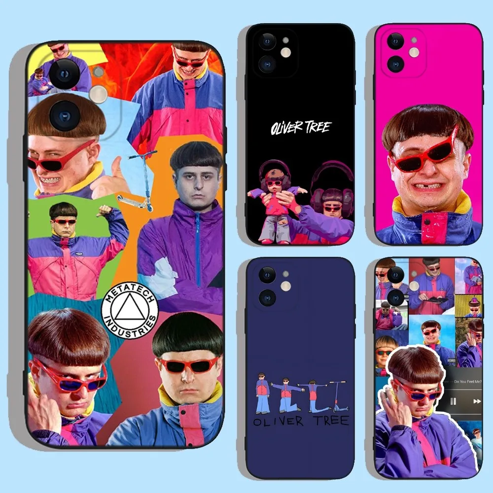 O-Oliver Tree M-Miss you Phone Case For Apple iPhone 15,14,13,12,11,XS,XR,X,8,7,Pro,Max,Plus,mini Silicone Black Cover