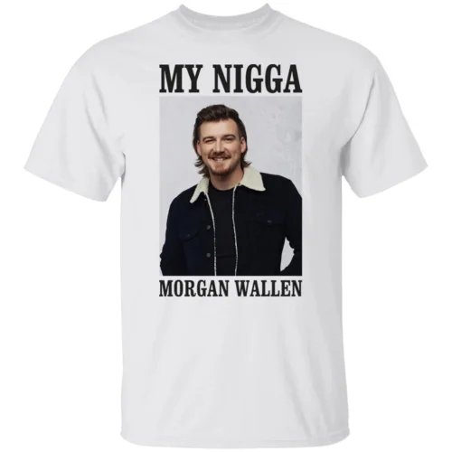 Morgan Wallen Classic T-Shirt Short Sleeve Cotton White Women Men S to 5XL BE861