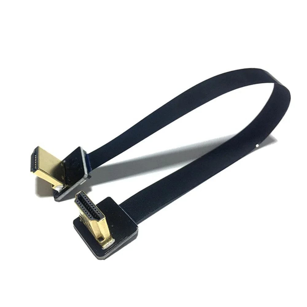 0.05M 0.2M 0.5M 1M 0.8M 0.3M Aerial PTZ FPV Ultra thin HDMI Upbend Soft Cable Mini Mini HDMI Elbow Soft Cable - A model