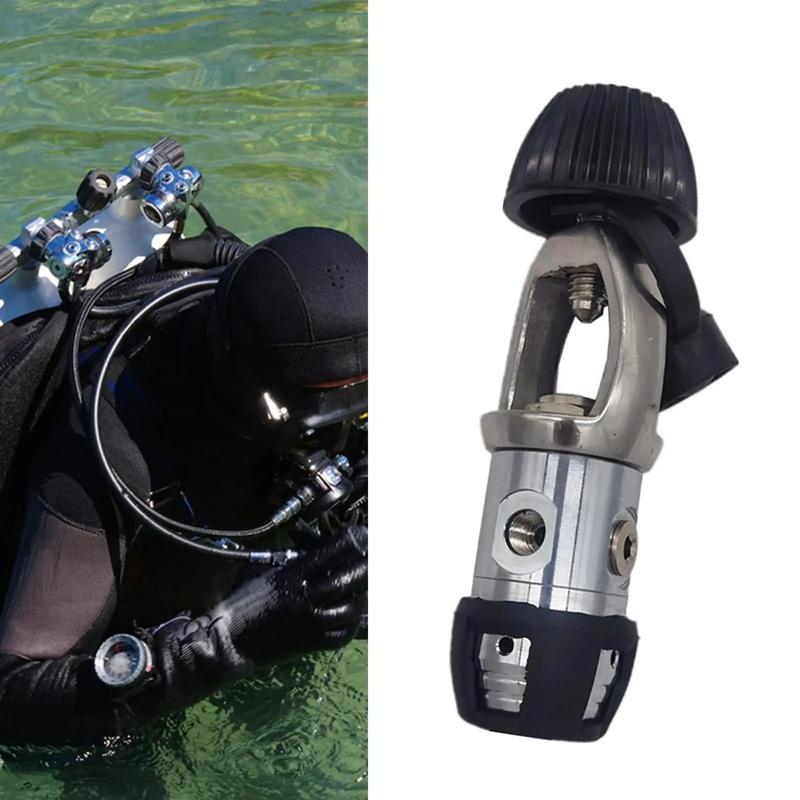 

Pressure Reducer Snorkeling Supplies Smooth Inhalation Regulator for Diving Fishing Equipment Scuba Accessories