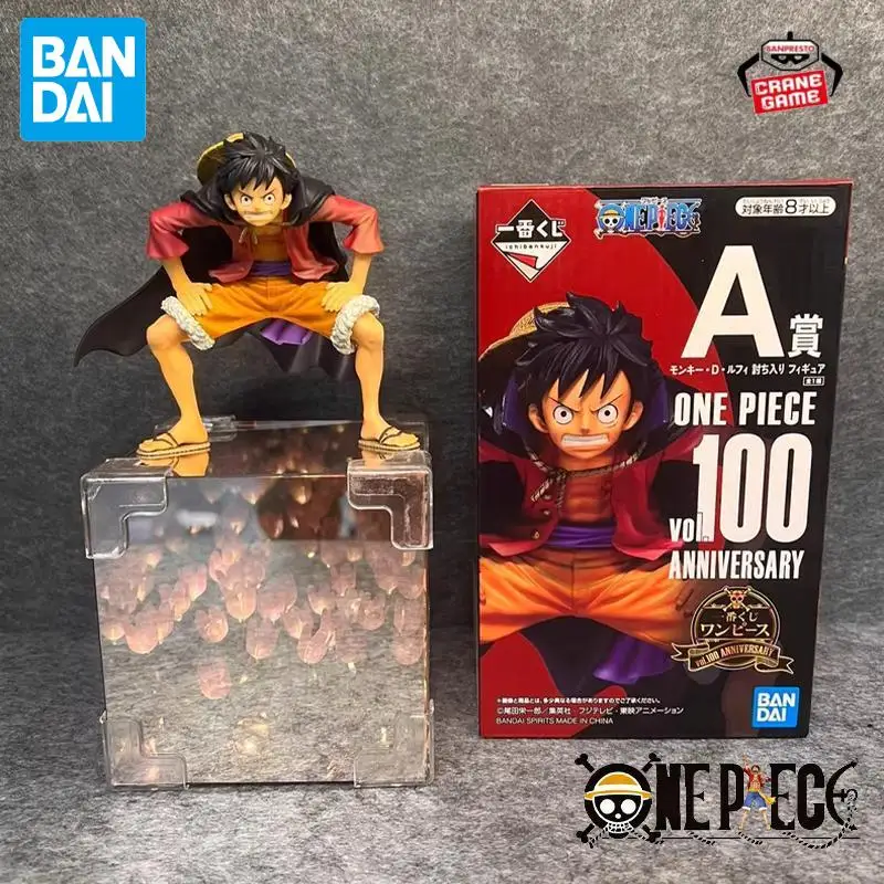 

Bandai Original Banpresto One Piece Luffy A Prize Фигурки В наличии ПВХ Аниме Статуи Модель Куклы Детские Игрушки Фестивальные Подарки