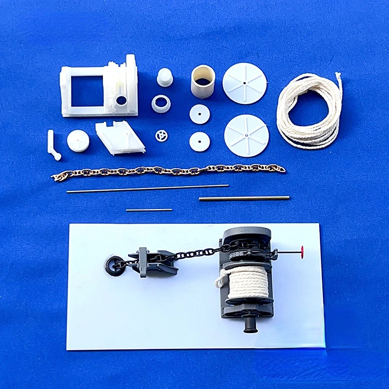 RC Simulation Model Marine Windlass Kit DIY Nautical Model Assembly Accessories Kit