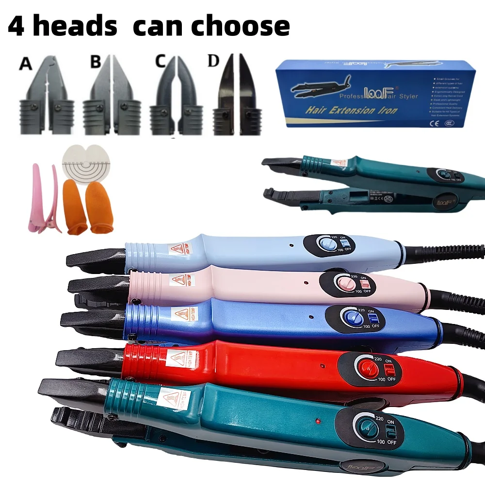 The most popular 611C pointed high-temperature mini seamless hair extension tool, a professional hairdressing installation tool