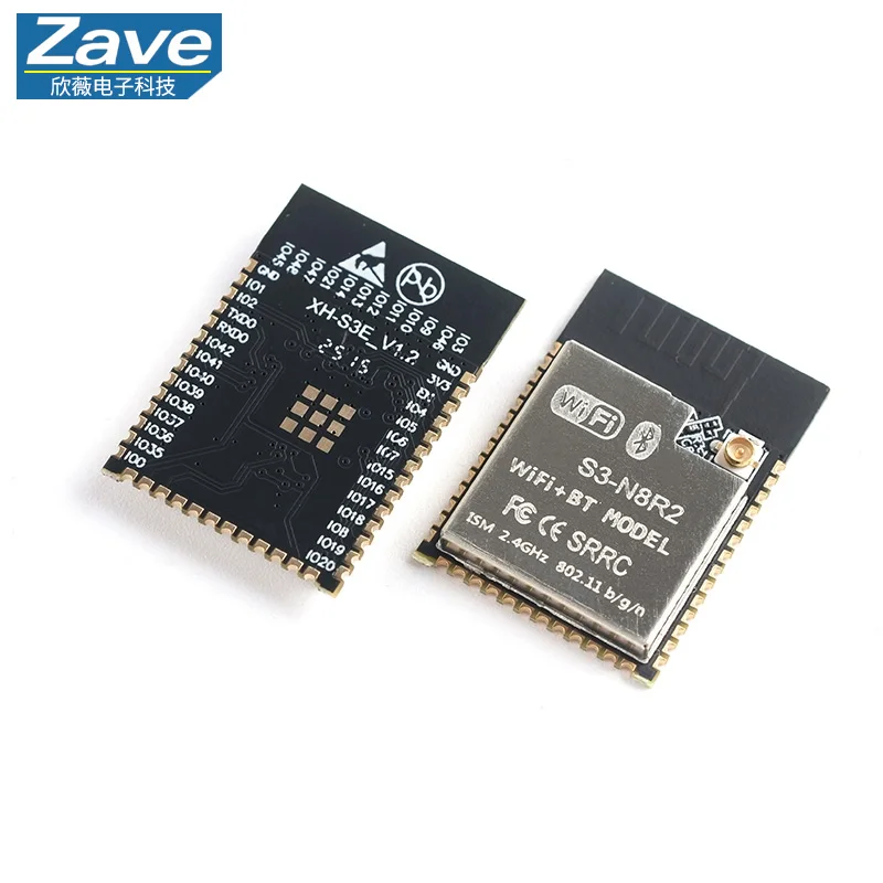 ESP32-S3-N16R8/N8R2 32-bit Dual-Core MCU Module, Wi-Fi + Bluetooth 5.0 Module