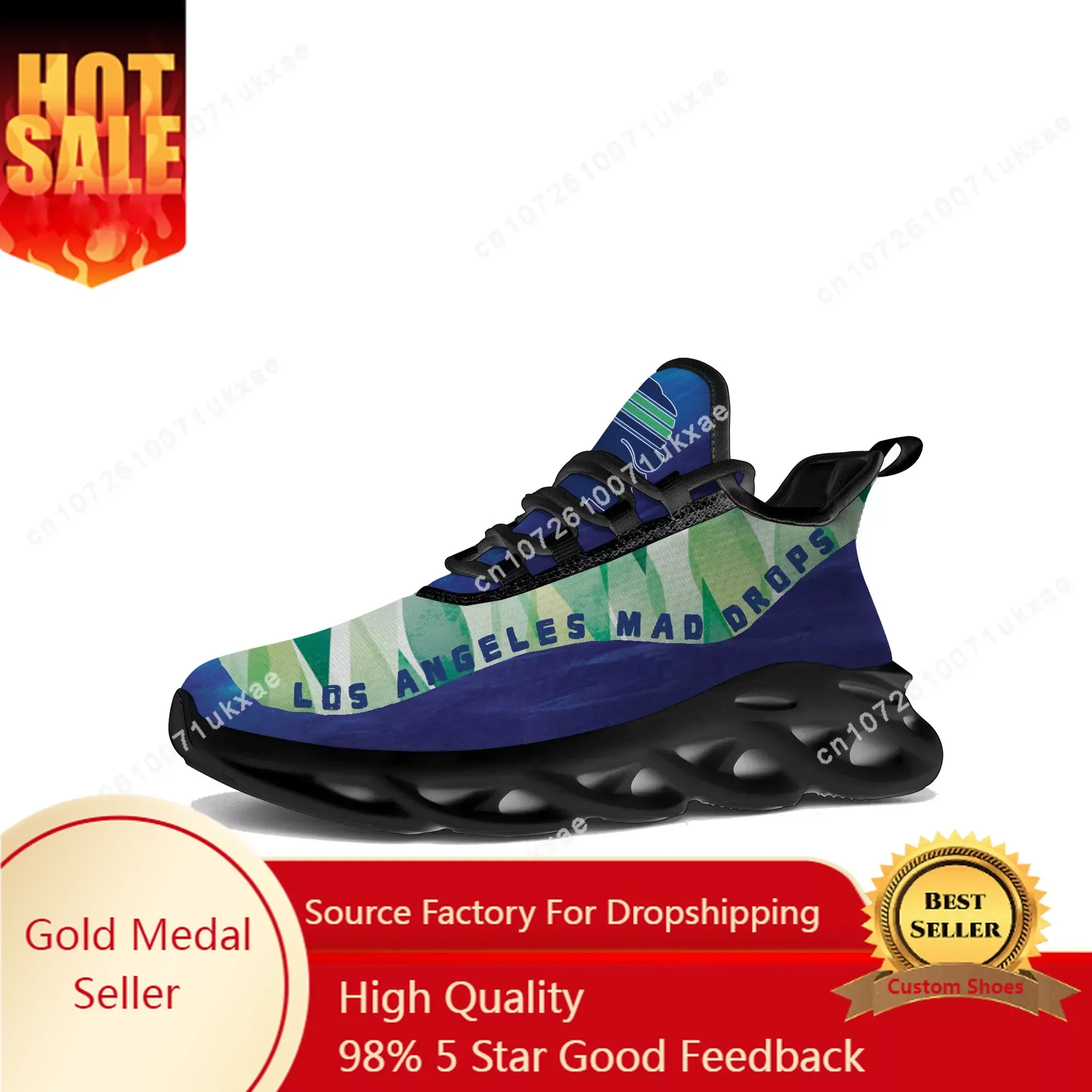 LOS ANGELES MAD DROPS pickleball Flats Sneakers Mens Womens Sports Running Shoes High Quality DIY Sneaker customization Shoe