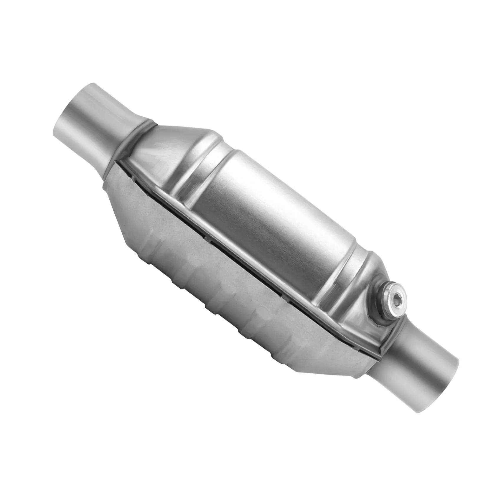 

A76T-Inlet/Outlet Universal Catalytic Converter, With O2 Port & Heat Shield 53004 Car Stainless Steel Catalytic Converter