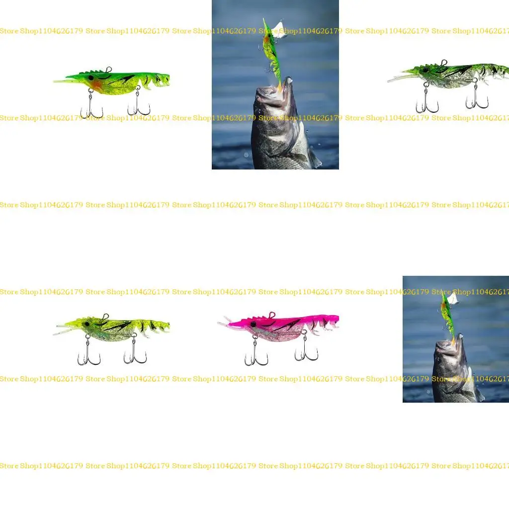 

A1A2 Shrimp Fishing Lures Simulation Shrimp Saltwater Fishing Soft Lures Rubber Fishing Baits Artificial Lures Fishing Tackle