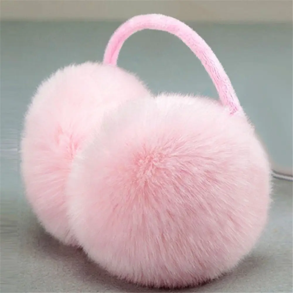 Winter Ear Muffs Warm Earflaps Women Fluffy Cosy Earmuffs Plush Soft Ear Warmer