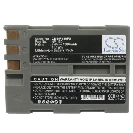 CS Replacement Battery for Fujifilm,Fujifilm BC-150,FinePix S5 pro,IS Pro PN:BC-150,NP-150 1500mAh / 11.1Wh