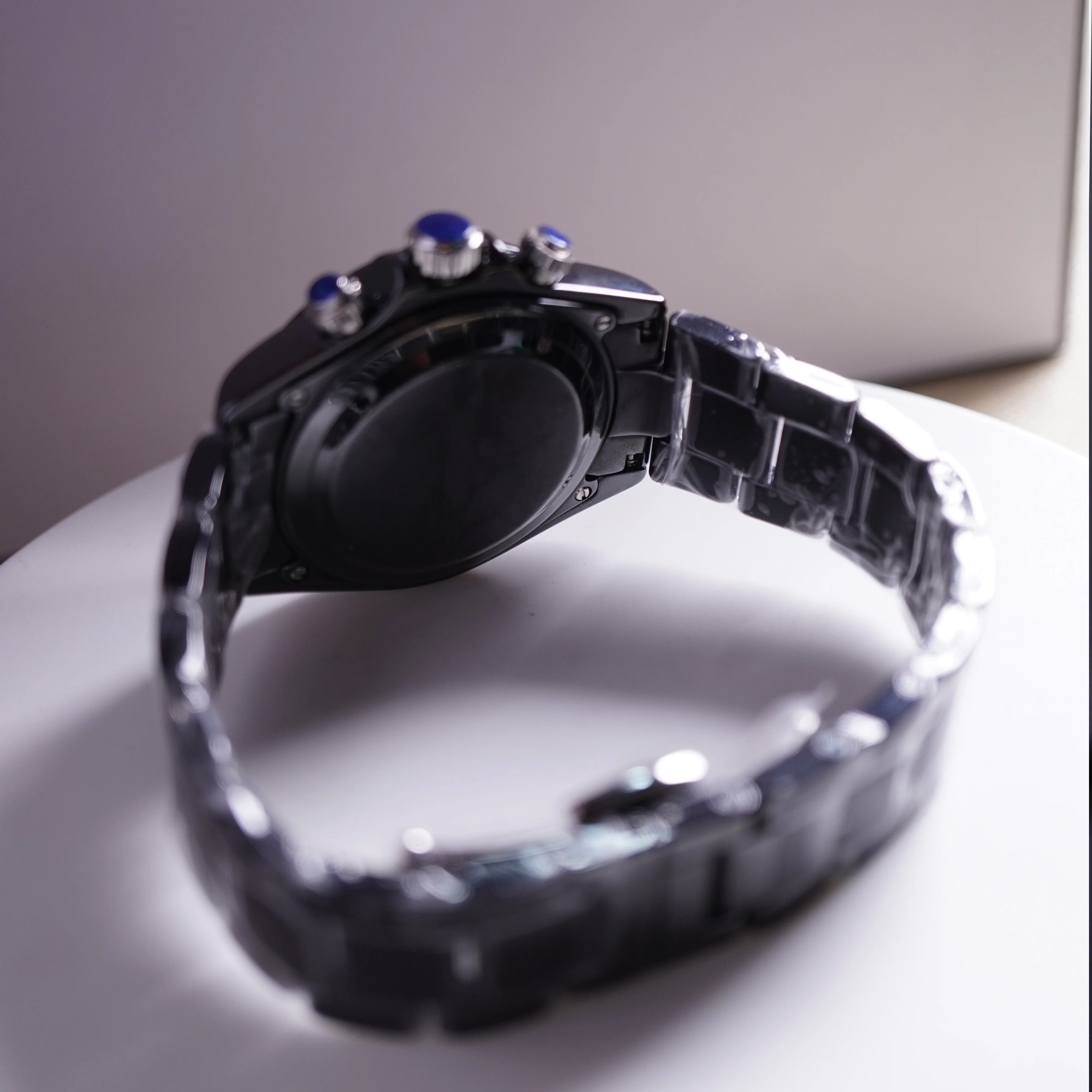 40mm Full Ceramic Men Chronograph Watch VK63