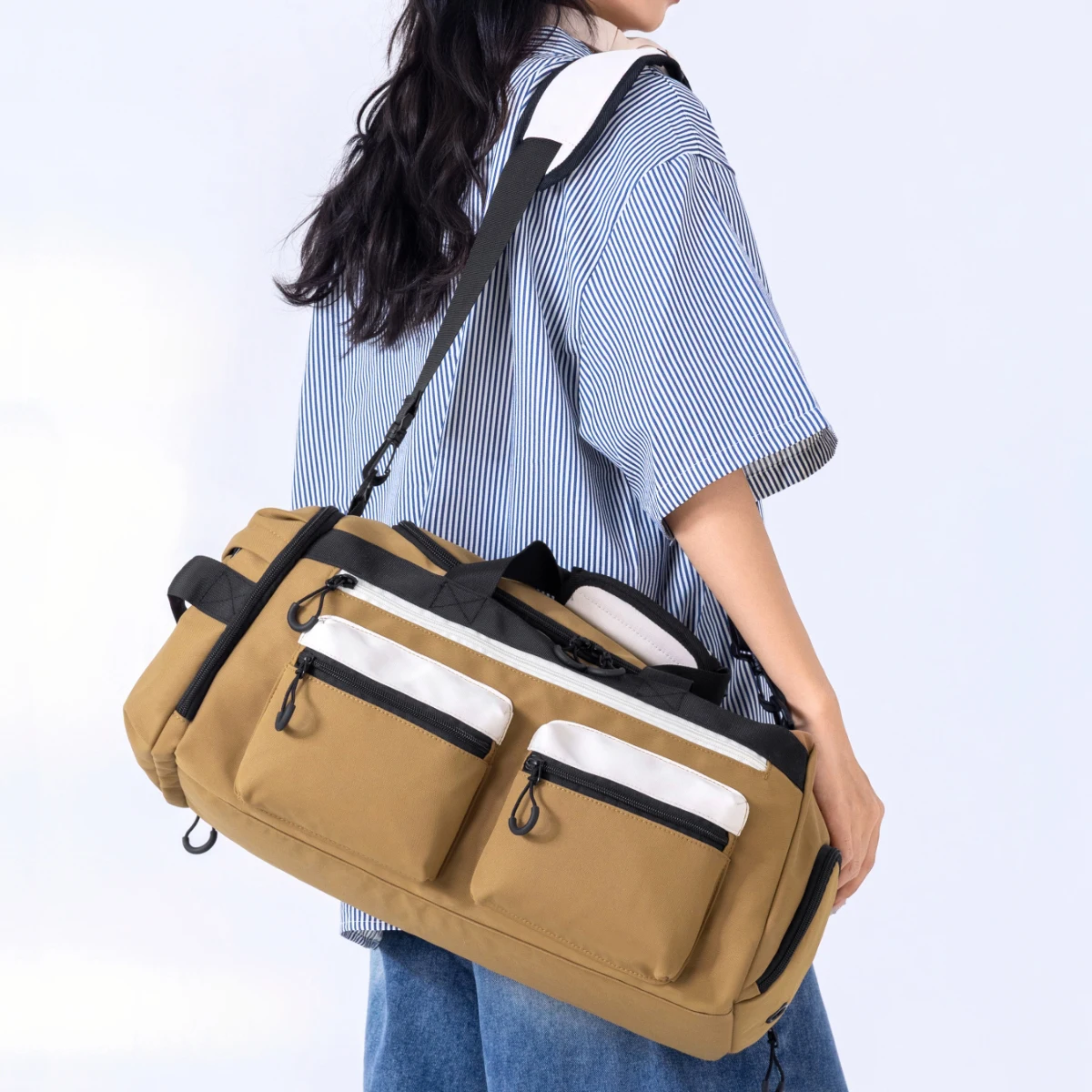 

Сумка для фитнеса, женская сумка для йоги с разделением сухой и влажной воды, большая сумка-мессенджер, большая вместительная дорожная сумка для хранения, тренировочная спортивная сумка