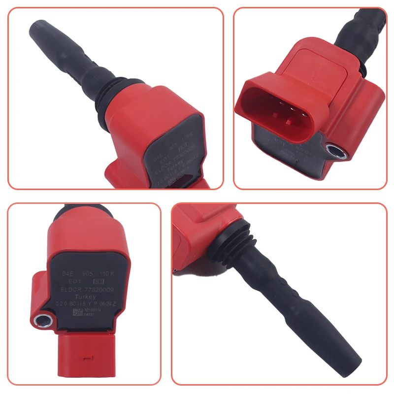 For 04E905110C=K Ignition coil apply A1 Golf 6 MK6 Golf/R32/GTI/Rabbit Jetta/syncro Caddy skoda High voltage package 04C905110J 3