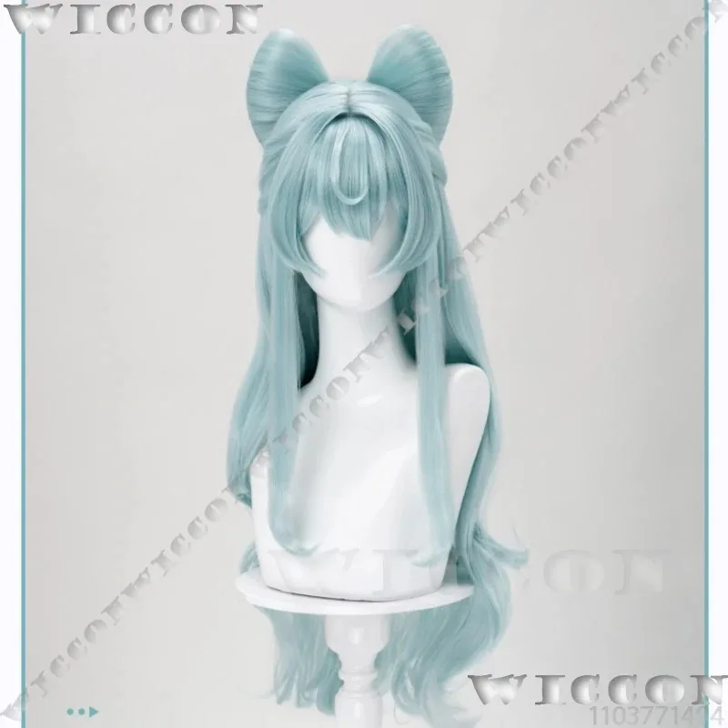 Yumatisuki Mizuki juego Genshin Impact Cosplay Prop peluca tocado con horquillas chica linda mujer fiesta de Halloween juego de rol personalizado