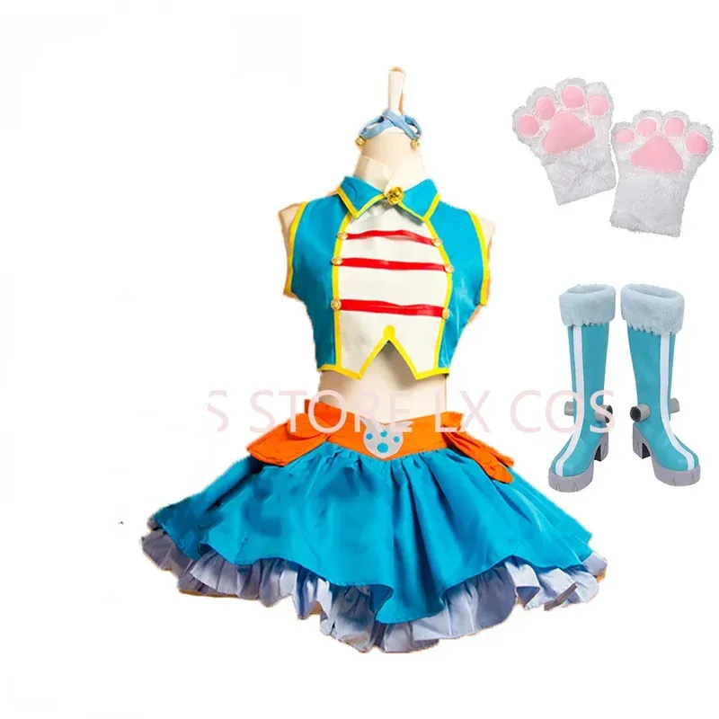 

lili 123Wild Wil Pussycats Pixie Bob Ryuko Tsuchikawa Cosplay Costume Custom made Cos Clothes