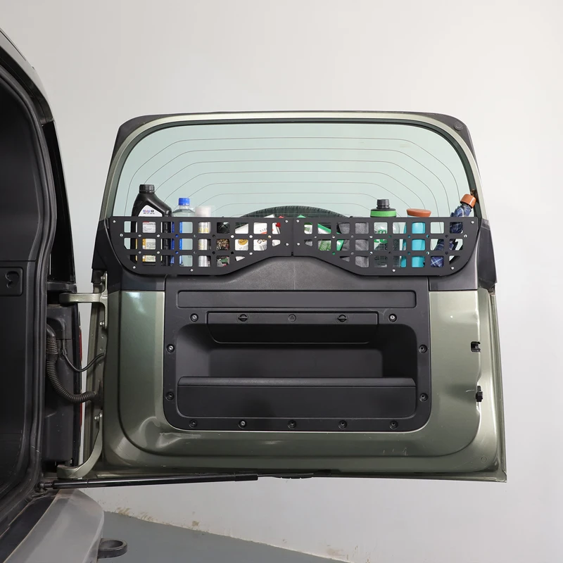 

Для Land Rover Defender 110 2020 + алюминиевый сплав, задняя дверь автомобиля, стекло, окно, кронштейн для хранения забора, кронштейн для хранения, модификация автомобиля