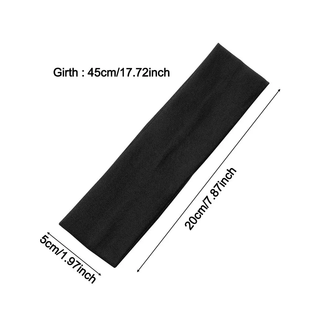 1PC Hair Accessories Fitness Yoga Headwear Elastic Yoga Hair Bands Solid Color Sports Headbands