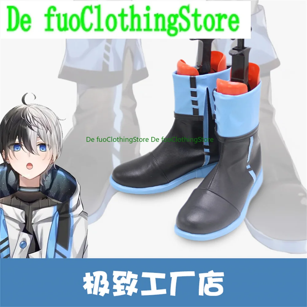 Virtual hololive kamito Cosplay Shoes Boots Game Anime Halloween Christmas DefuoClothing Shoes Store
