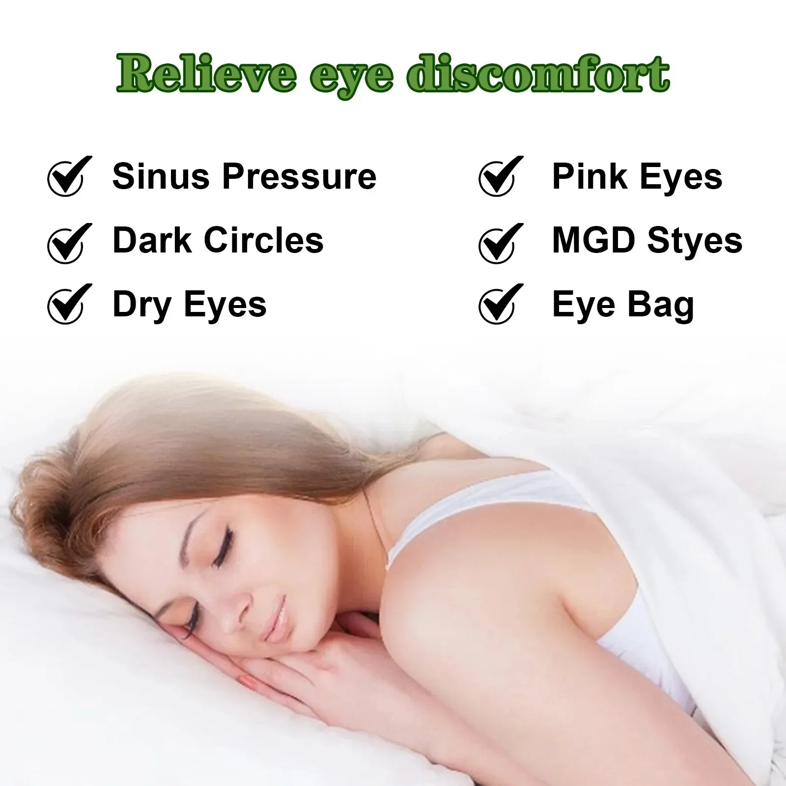 Disposable Steam Eye Mask Self-heating Eye Mask Sleep Eye Patch Hot Compress Eye Care SPA Relax Light Blocking Warm Eyes Sticker