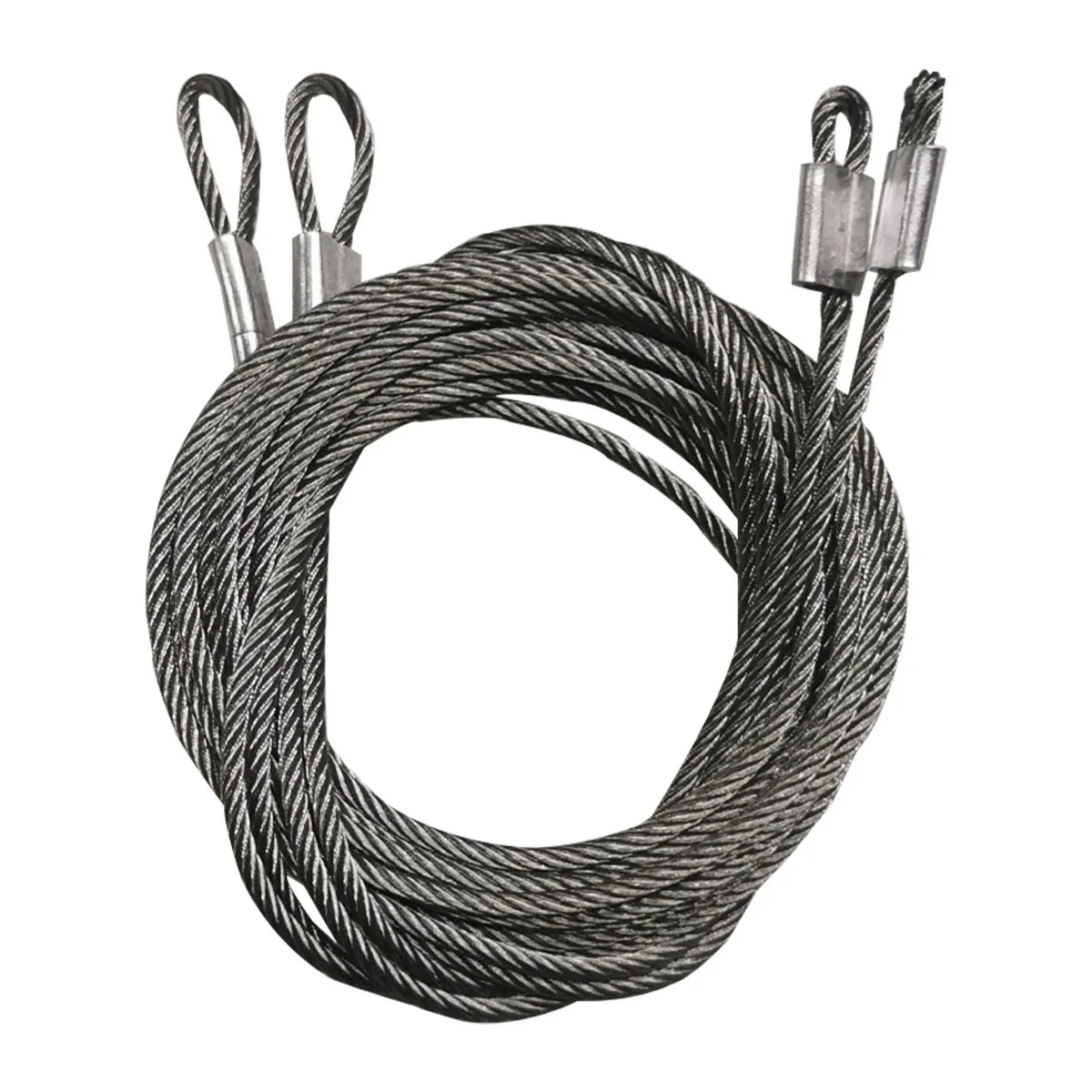 2.5mm Garage Door Extension Lift Cable  Galvanized Steel Braid Cables  Security Torsion Spring Lifting Wire Rope