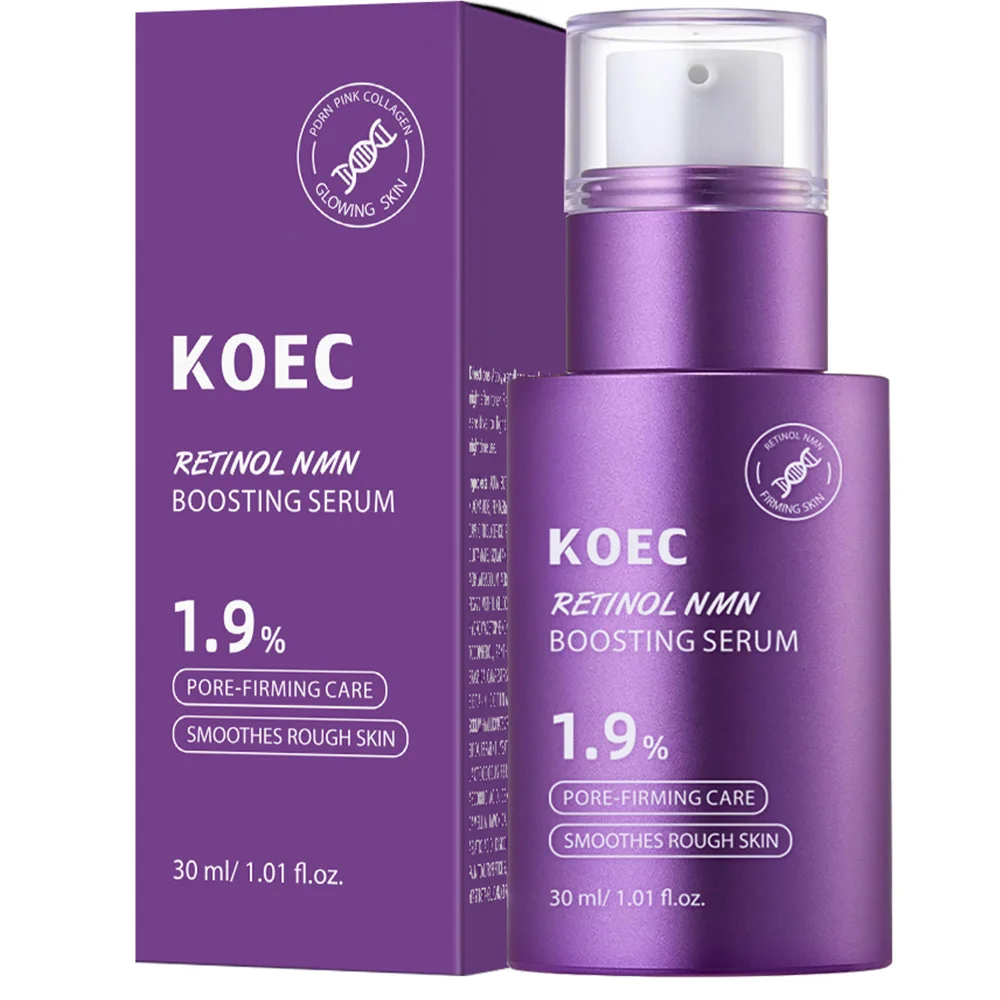 

KOEC Ретинол 1,9% пептиды — укрепляющая, против старения и морщин пептидная сыворотка для лица — корейский уход за кожей, разглаживающая и увлажняющая