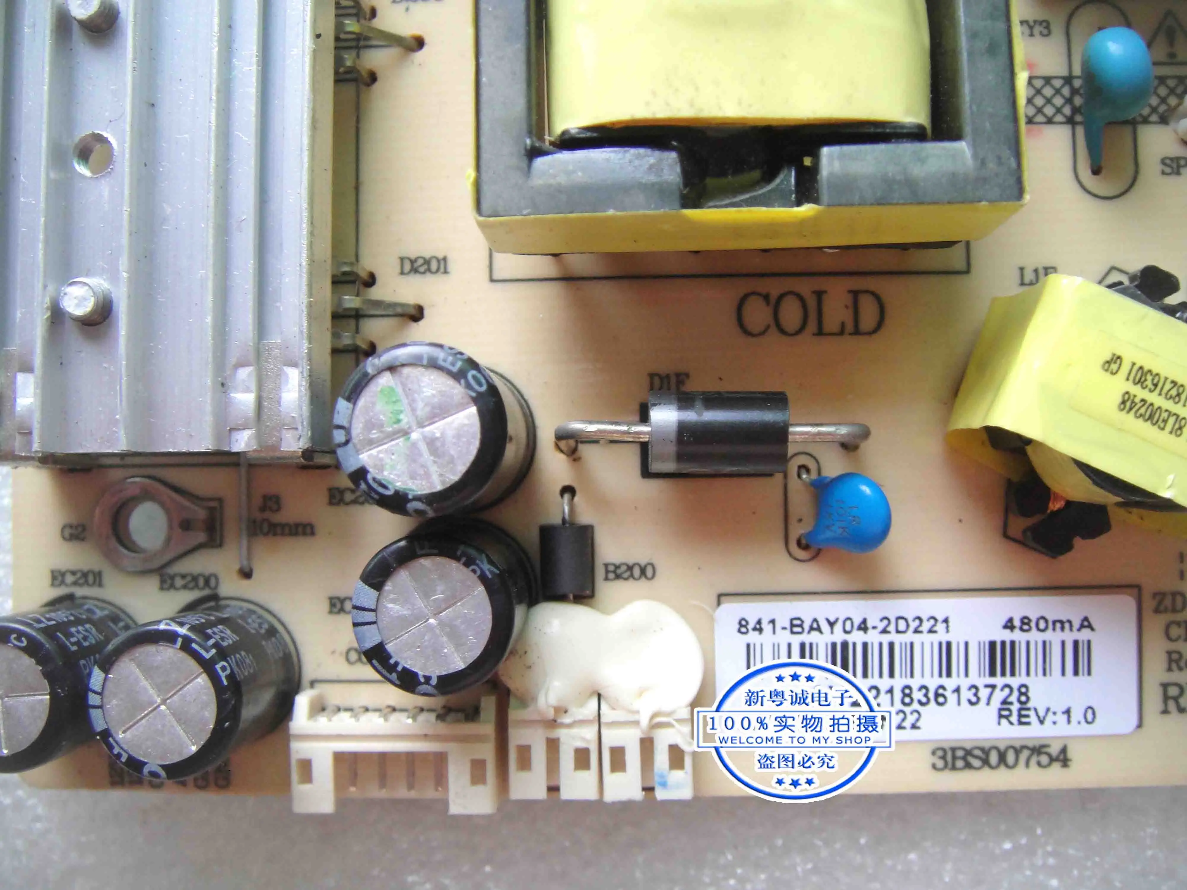 Placa do poder AK27QC M3C3R, 3BS00754, AY042D-1HF11