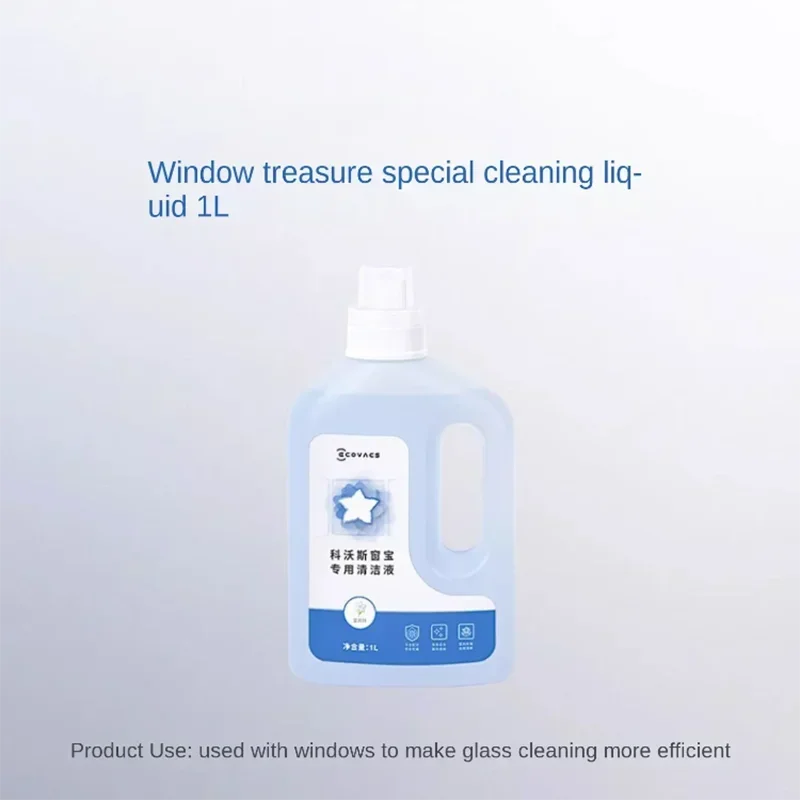 Original Edition ECOVACS Window Accessories Window Cleaning Liquid 1L for All Window Models WINBOT W2 OMNI / W1 PRO