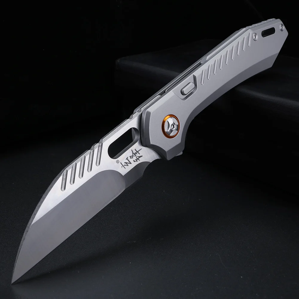 

XUANFENG high hardness 9Cr18 steel folding fruit knife, sharp angle, hunting knife, CNC machining, multifunctional pocket knife