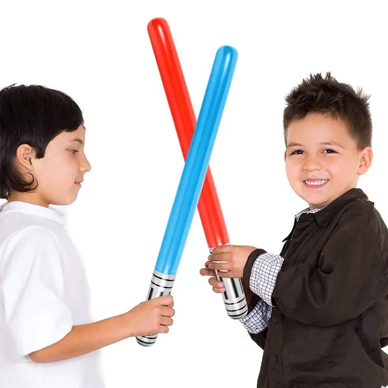 90cm Kawaii Inflatable Lightsaber Toy Boy Suitable for Star Fans Children Outdoor Soft Stick War Game Birthday Party Prop Gift