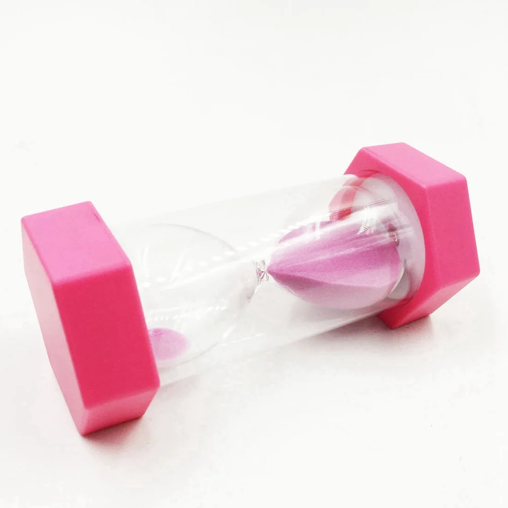 

4 Minutes Hexagon Sand Timer Colorful Plastic Hourglass for Cooking Games Exercise Kids Learning Aid Decorative Clock