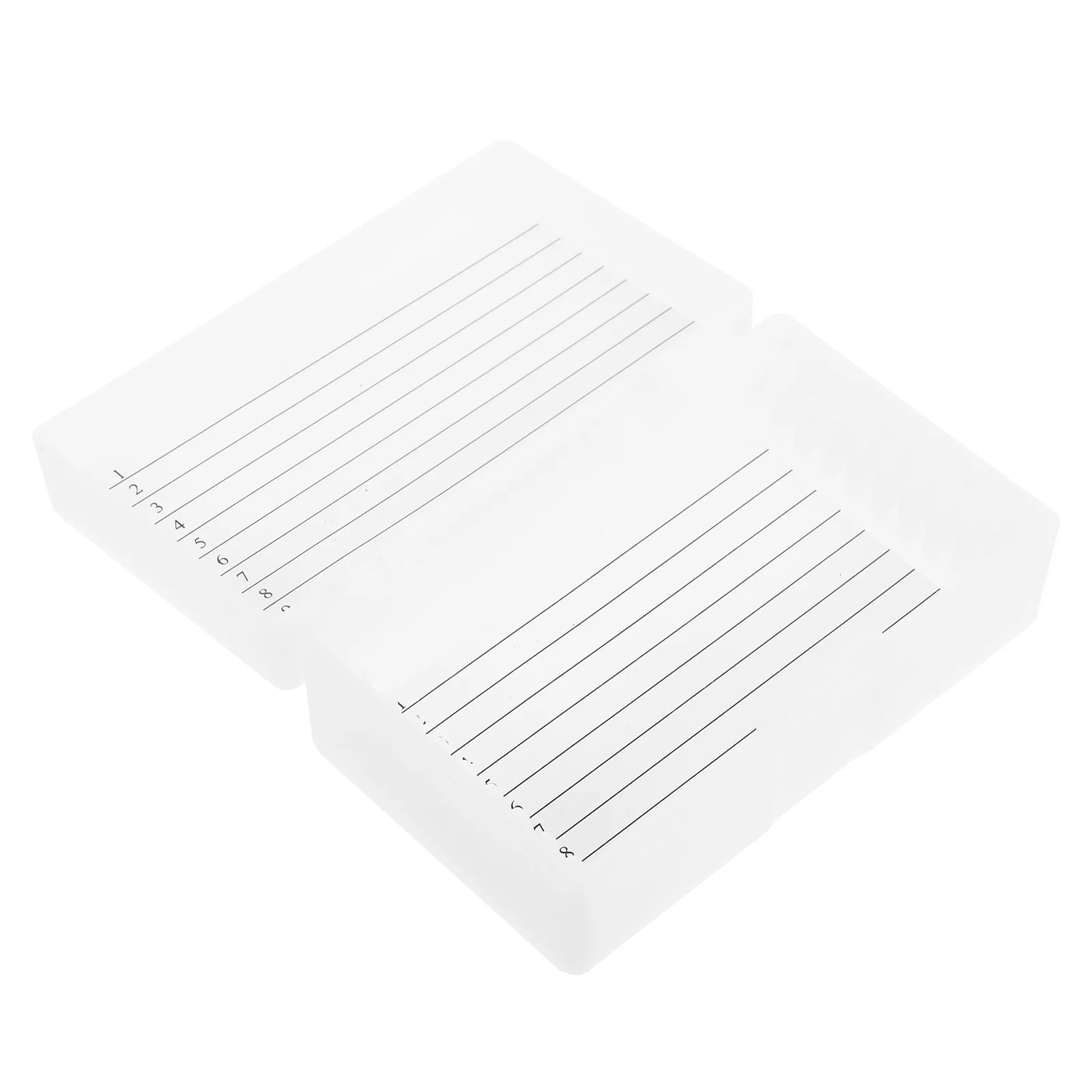 

Lab Slide Storage Box Heavy Duty Plastic Pathology Slide Container for Glass Microscope Slides with Lid Storage